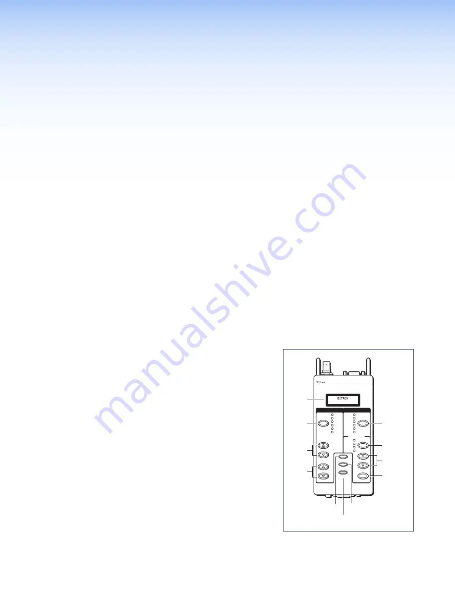 Extron electronics VTG 300 User Manual Download Page 8