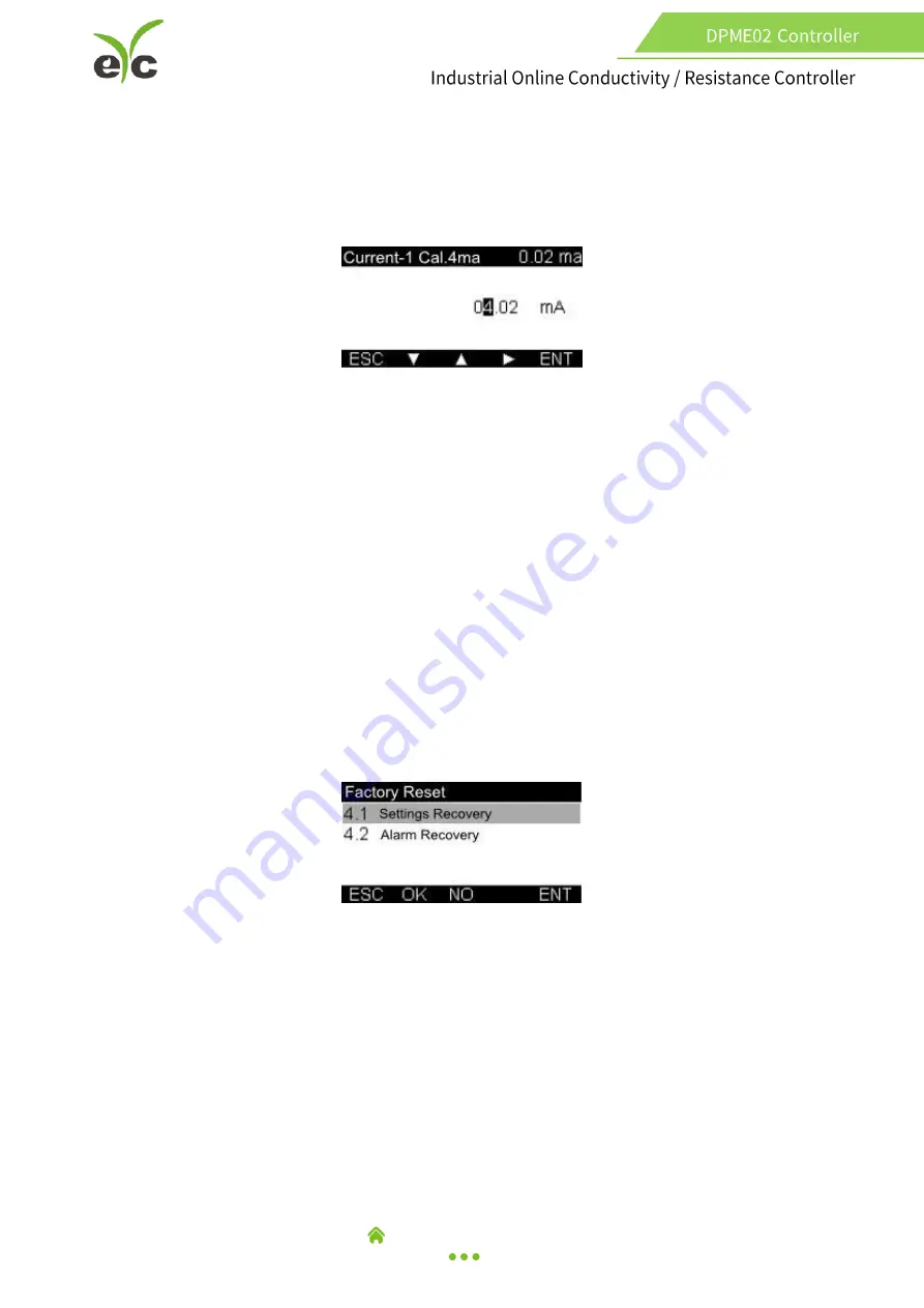 EYC DPME02 Operation Manual Download Page 22