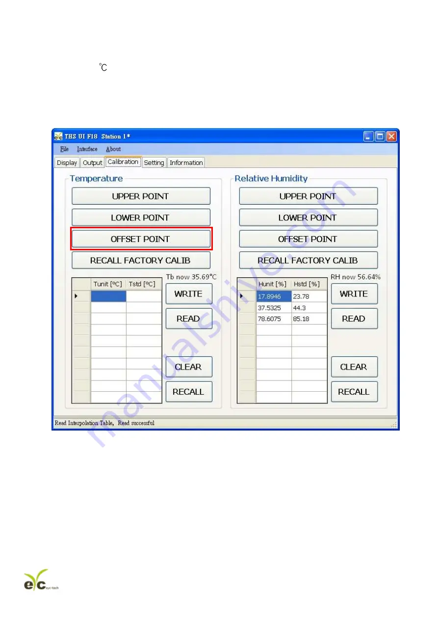 EYC THS301 Operation Manual Download Page 44