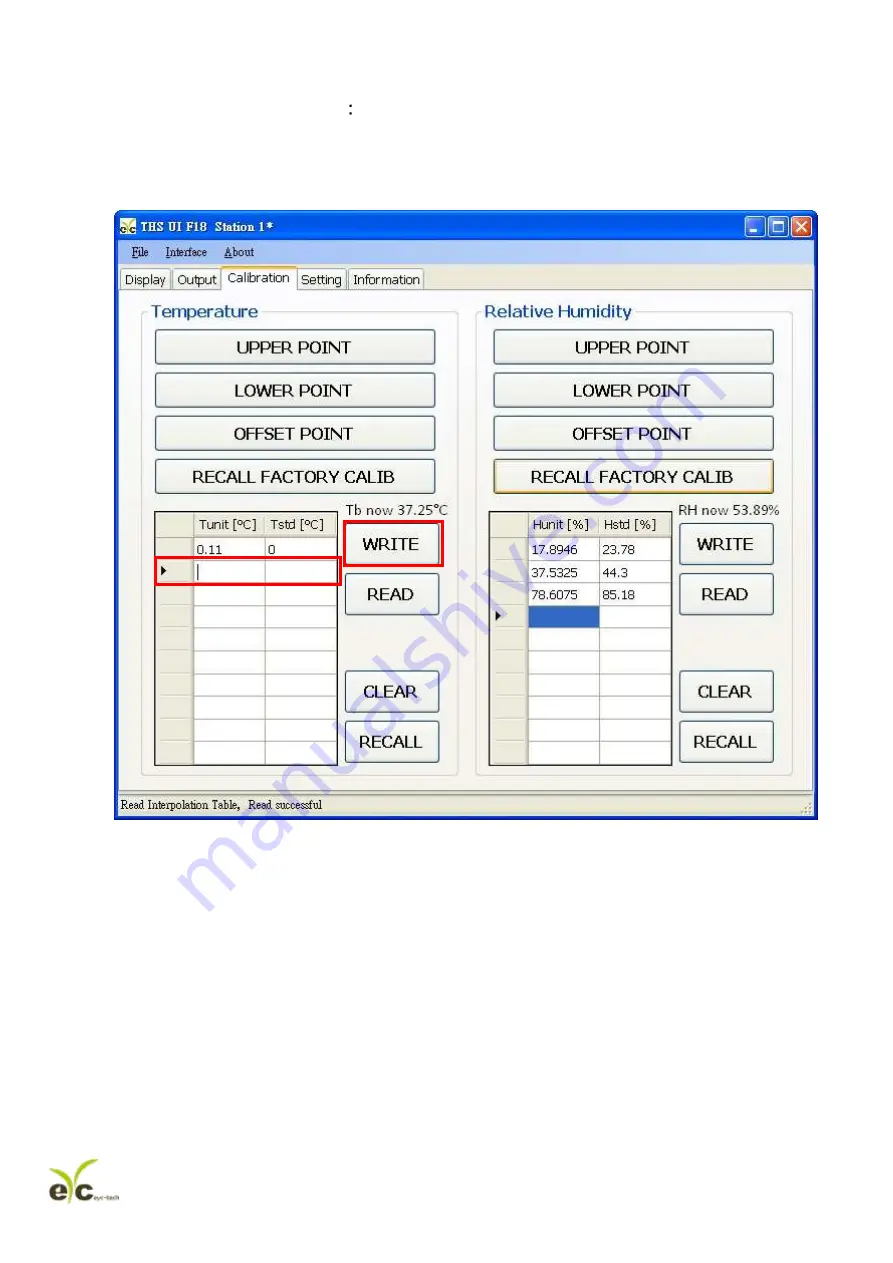 EYC THS301 Operation Manual Download Page 55