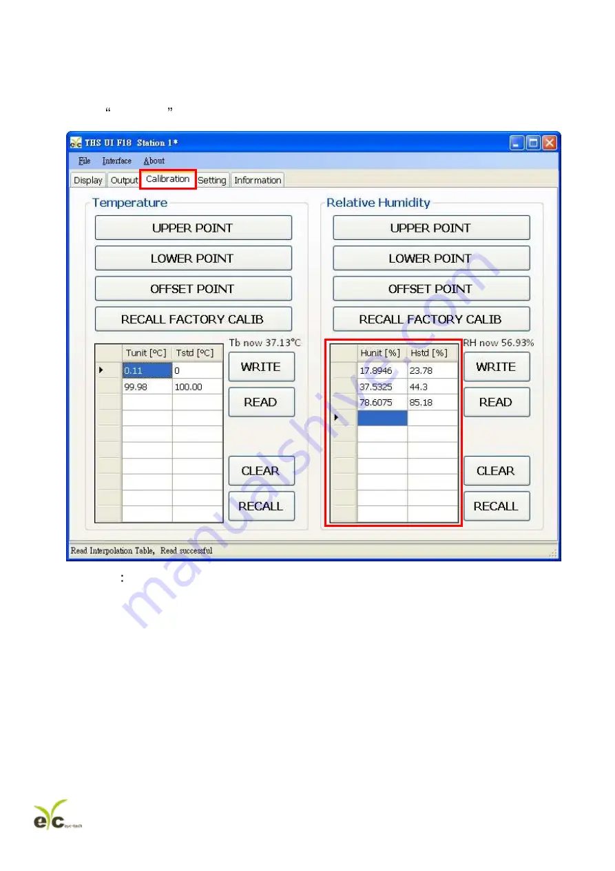 EYC THS301 Operation Manual Download Page 57