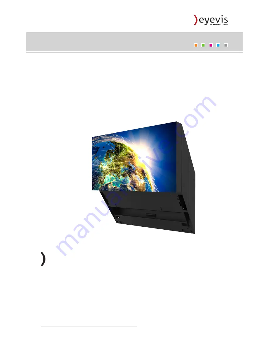 Eyevis EC-LED-SLIM Series User Manual Download Page 1