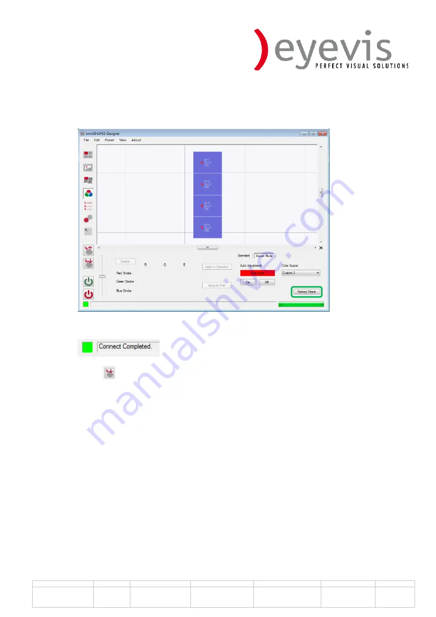 Eyevis omniSHAPE Manual Download Page 22