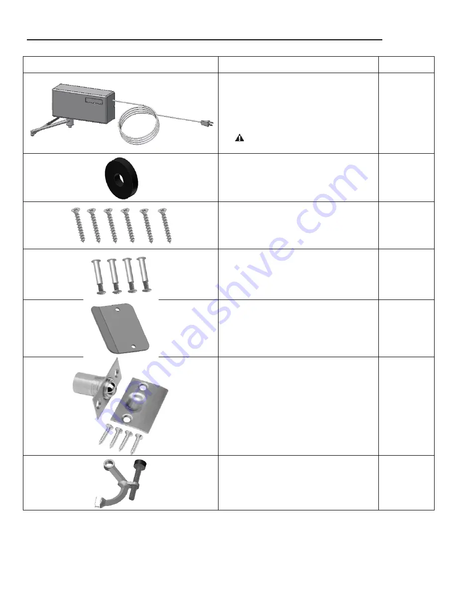 EZ-ACCESS CONCIERGE 23JR Installation Manual Download Page 4