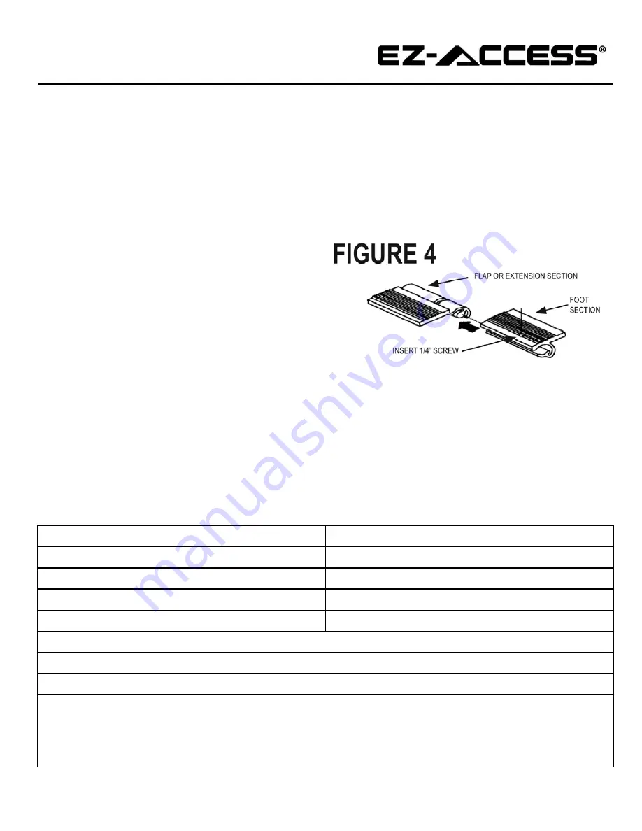 EZ-ACCESS Mobility Aid Instructions For Use Download Page 2