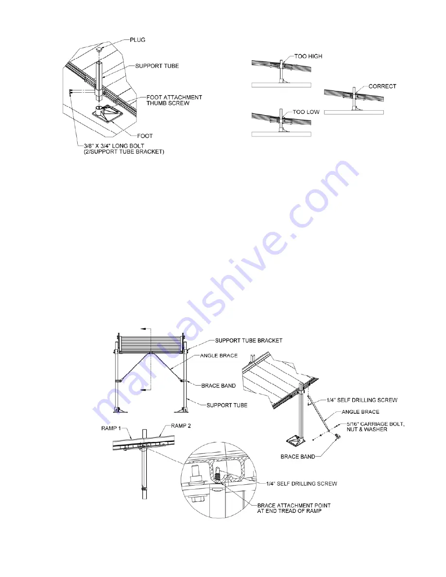 EZ-ACCESS Modular Ramp Assembly Manual Download Page 16