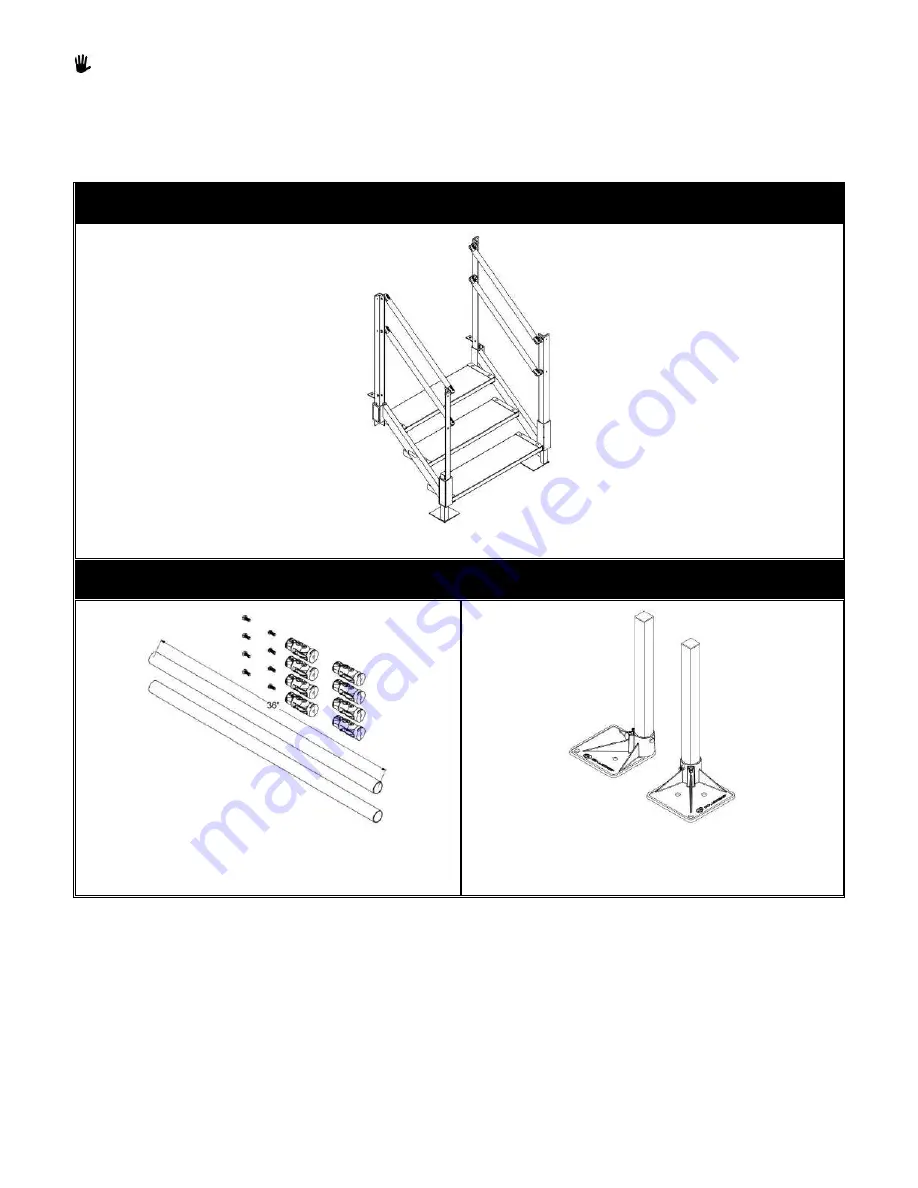 EZ-ACCESS Pathway Stair System Assembly Manual Download Page 5