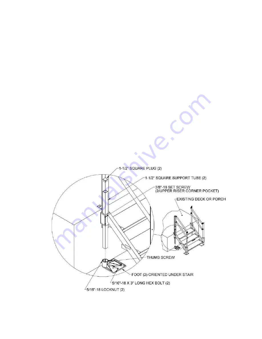 EZ-ACCESS Pathway Stair System Скачать руководство пользователя страница 14