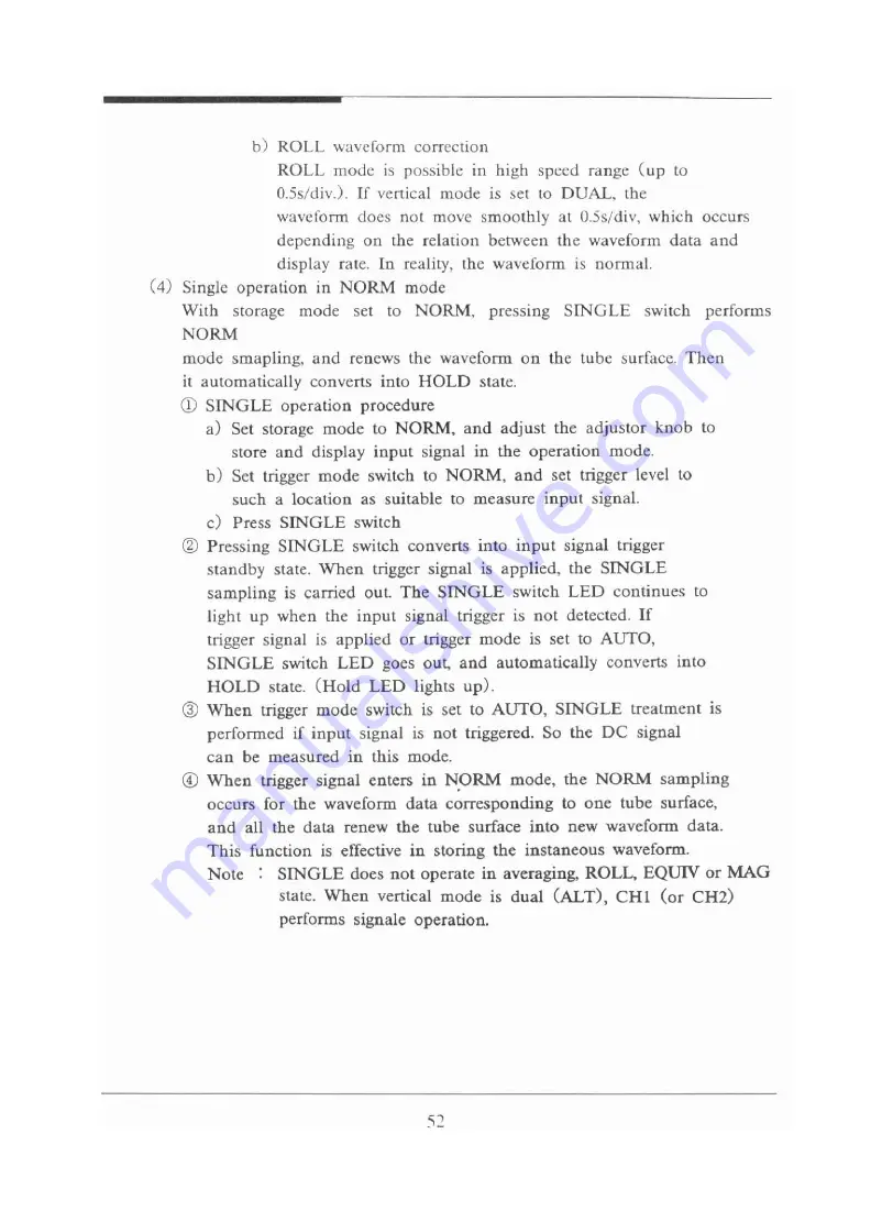 EZ Digital OS-3020D Operation Manual Download Page 52