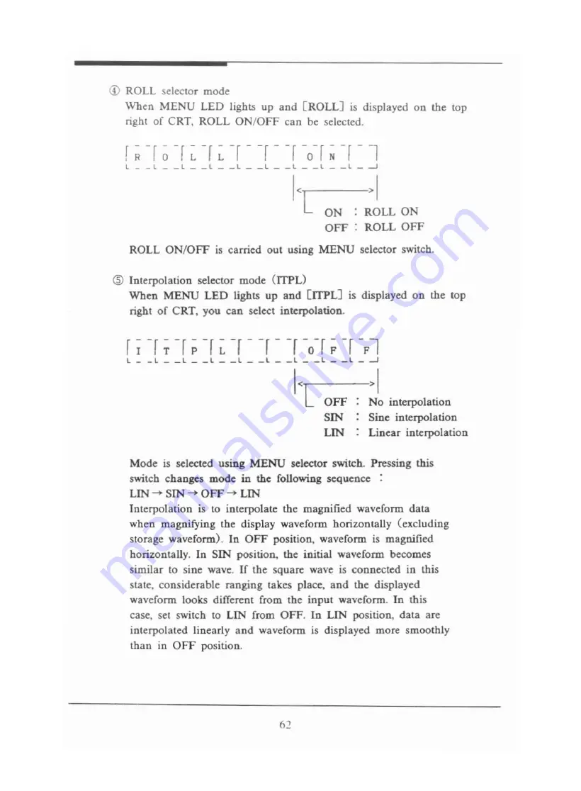 EZ Digital OS-3020D Скачать руководство пользователя страница 62