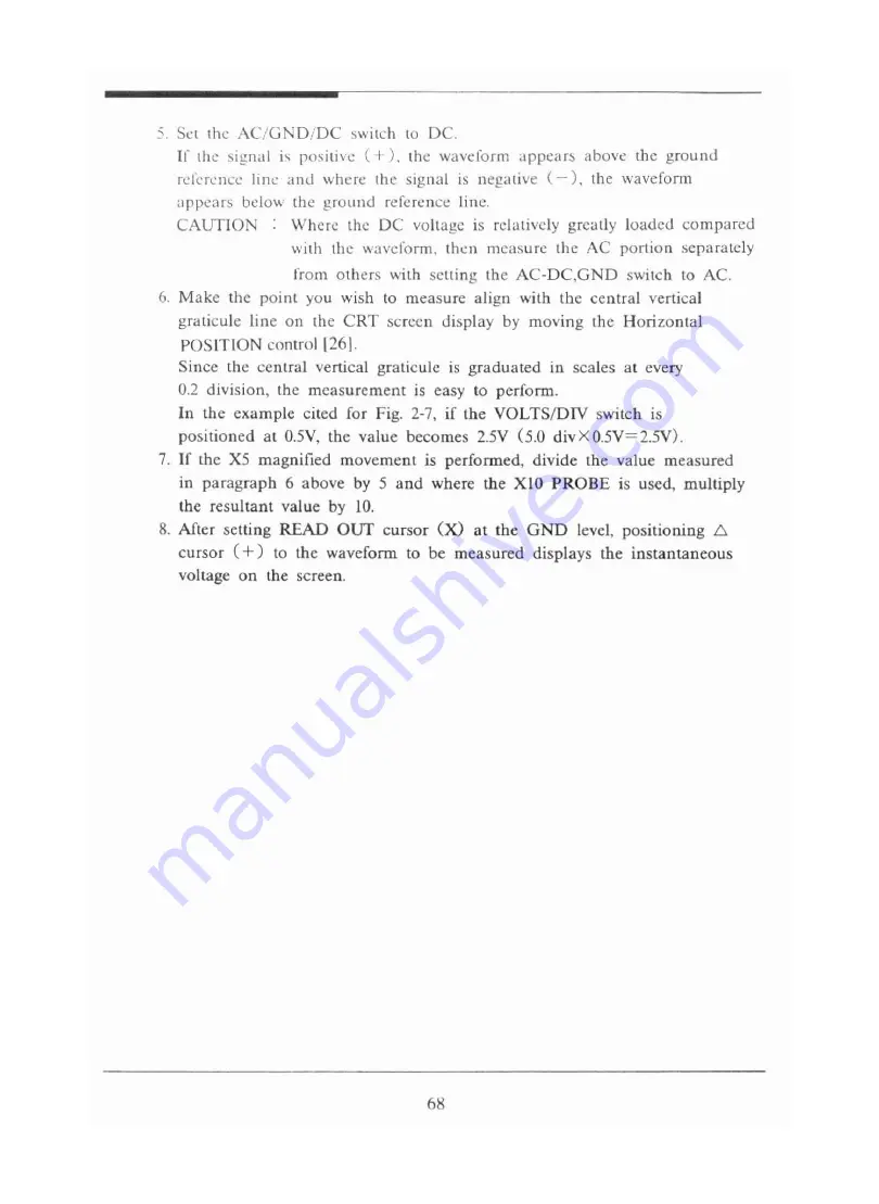 EZ Digital OS-3020D Operation Manual Download Page 68