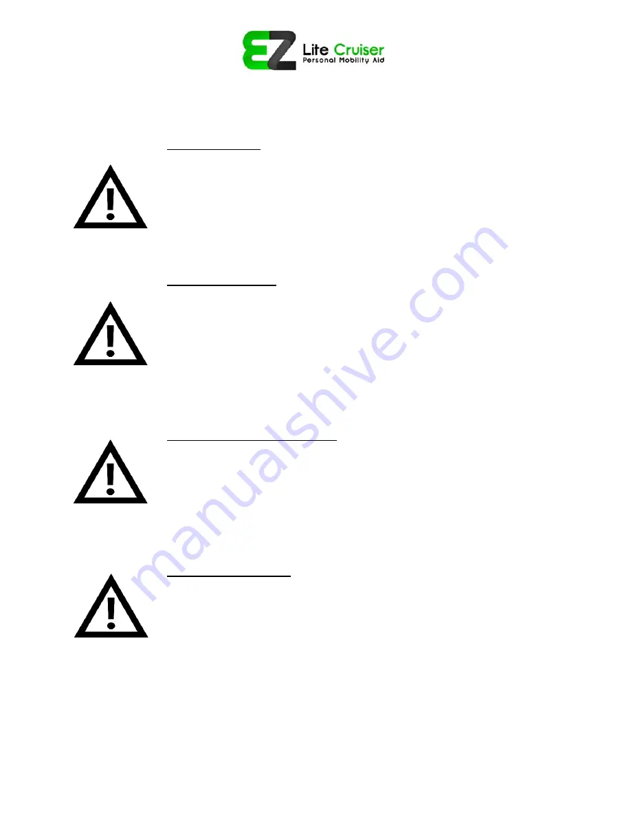 EZ Lite Cruiser Regular Manual Download Page 8