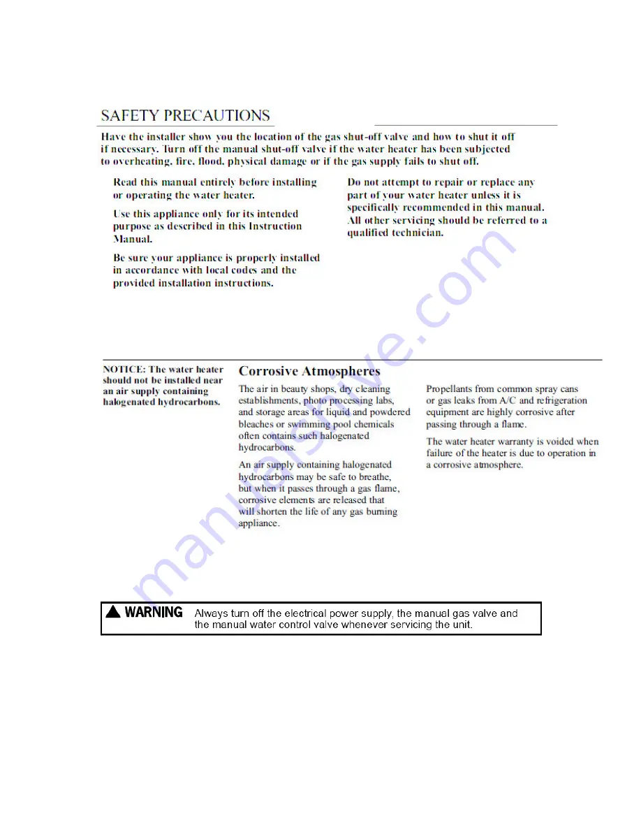 EZ TANKLESS EZ Ultra User Manual Download Page 8