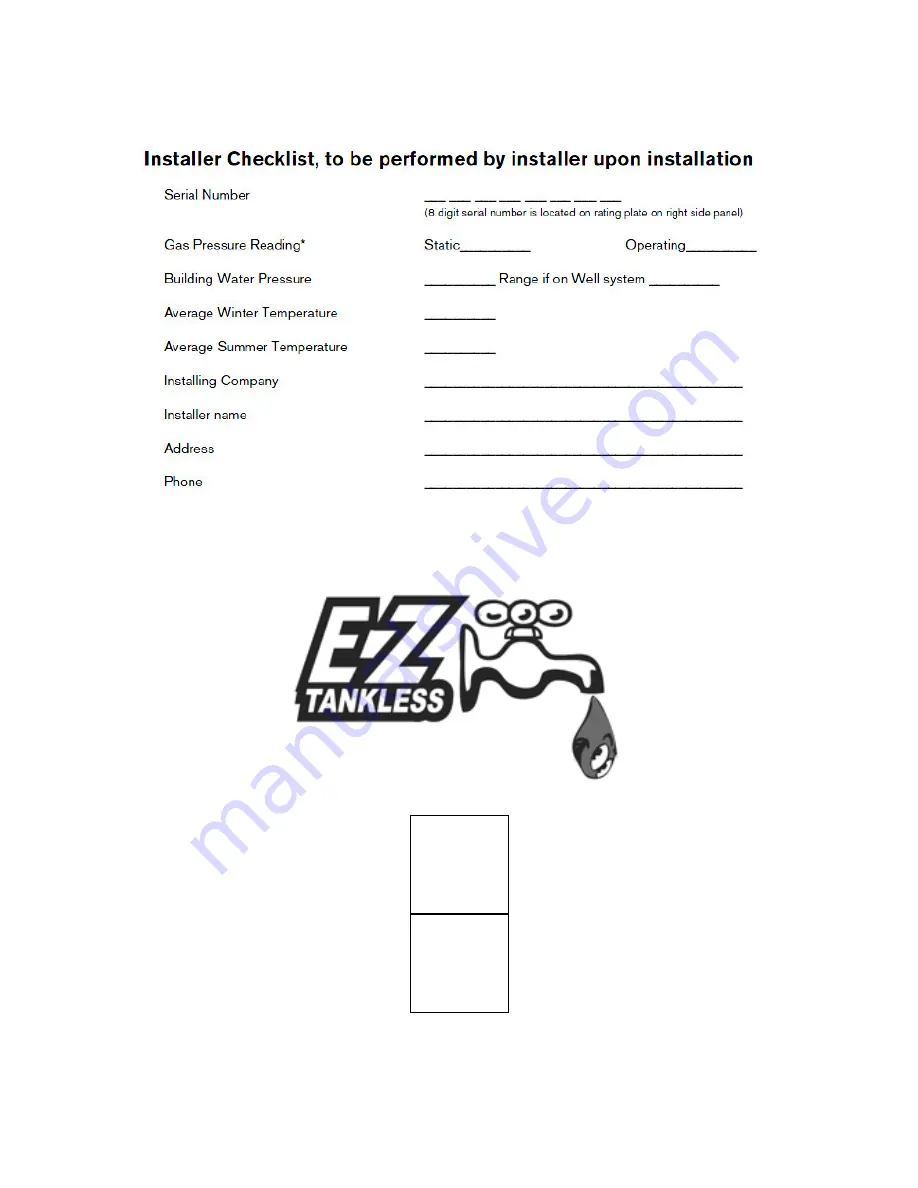 EZ TANKLESS EZ Ultra Скачать руководство пользователя страница 25