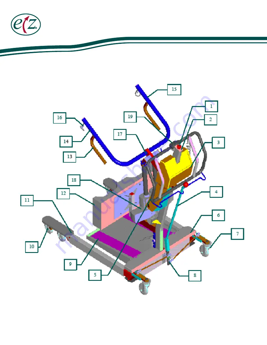 EZ Way Smart Stand S800 series Service Manual Download Page 3