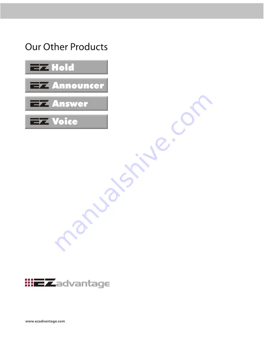 EZ Call a Matic User Manual Download Page 63