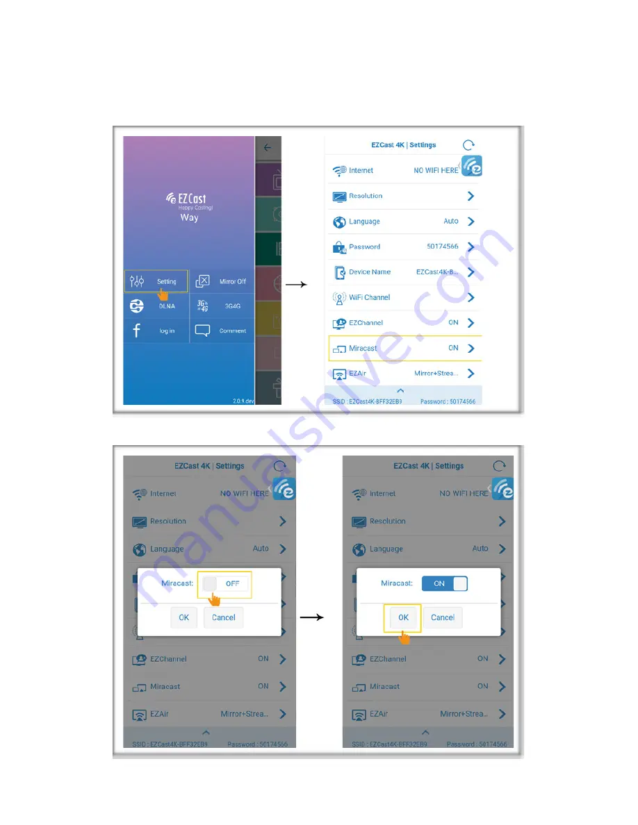 EZCast AnyCast 4K Quick Start Manual Download Page 17