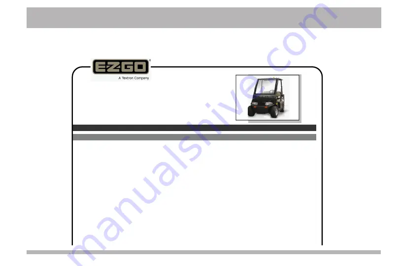 Ezgo 2Five Owner'S Manual Download Page 33