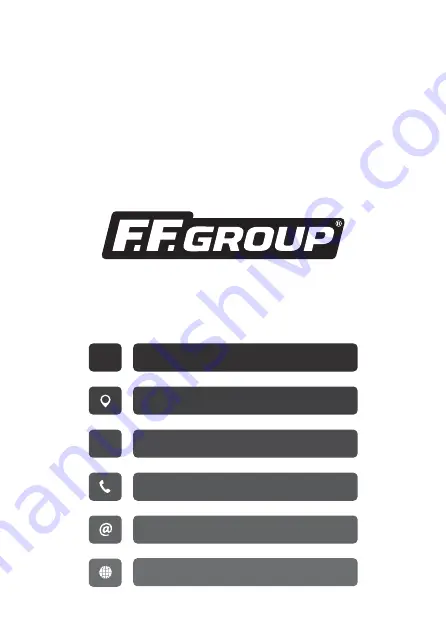 F.F. Group 43 205 Original Instructions Manual Download Page 40