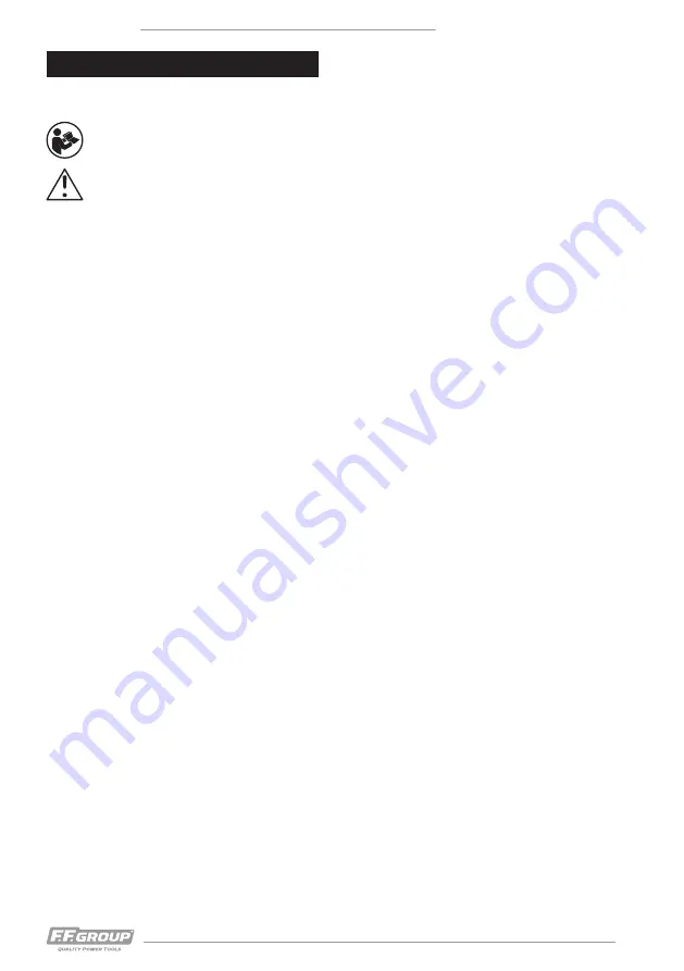 F.F. Group 43 417 Original Instructions Manual Download Page 18