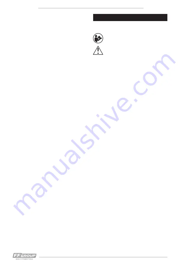 F.F. Group 43414 Original Instructions Manual Download Page 38