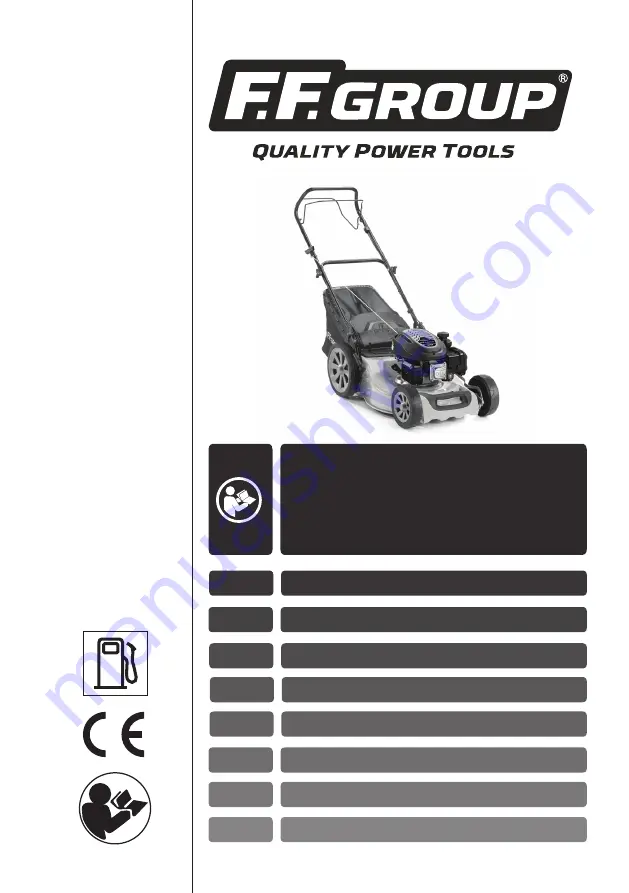 F.F. Group CP1 484 W Operator'S Manual Download Page 1