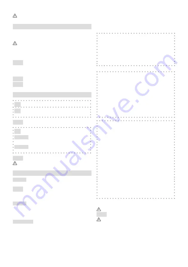 F.F. Group CP1 484 W Operator'S Manual Download Page 63