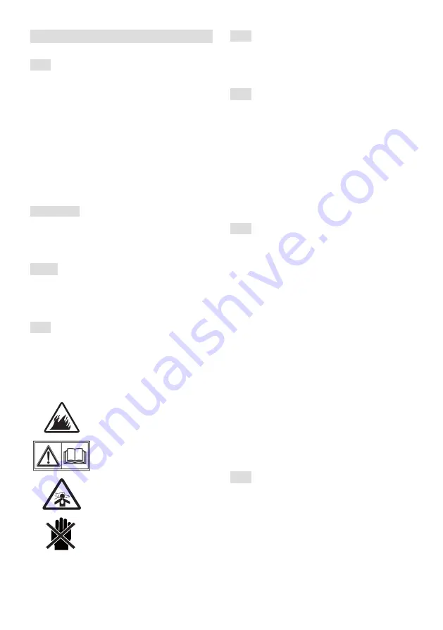 F.F. Group CP1 484 W Operator'S Manual Download Page 127