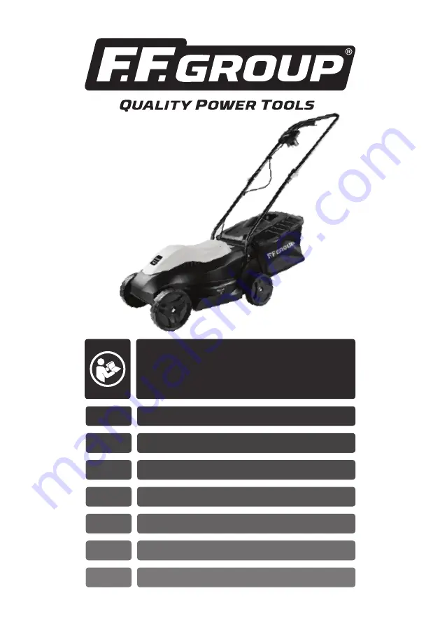 F.F. Group ELM 32 Original Instructions Manual Download Page 1