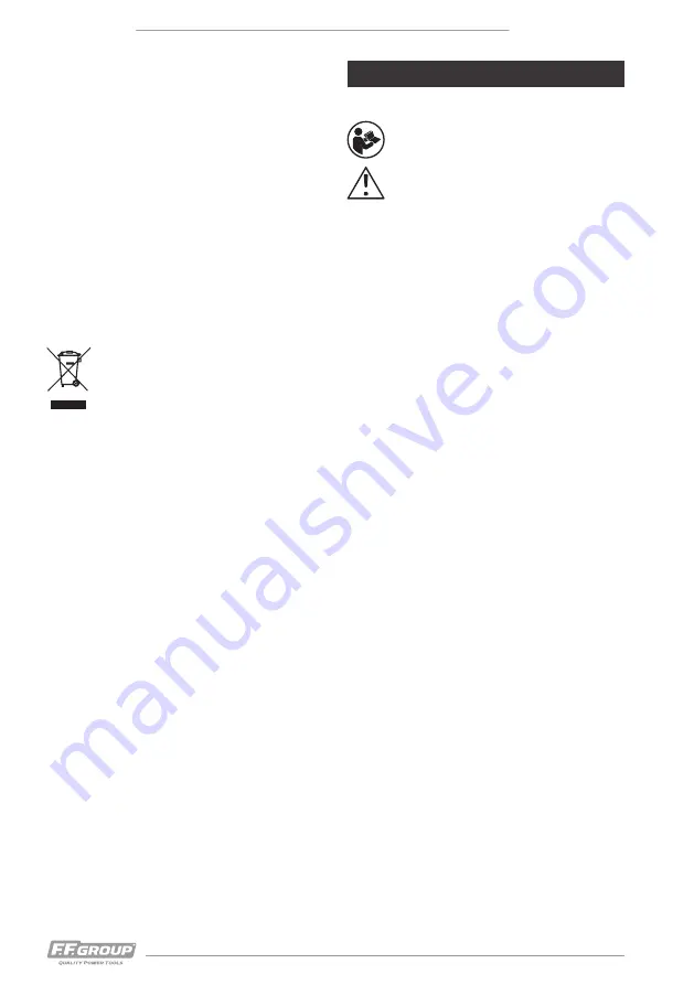 F.F. Group ELM 32 Original Instructions Manual Download Page 28