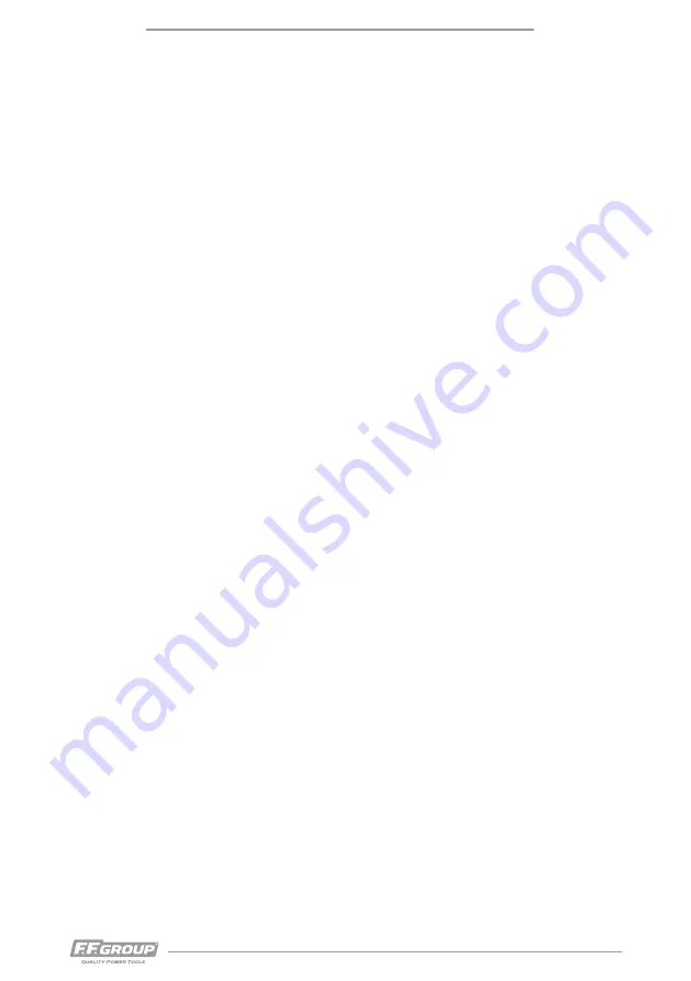 F.F. Group GHB 223 PLUS Original Instructions Manual Download Page 10