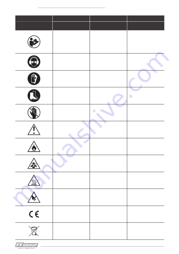 F.F. Group GLM 48/174 SP PLUS Instructions Manual Download Page 6