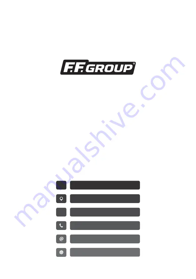 F.F. Group JS 550 PLUS Original Instructions Manual Download Page 48