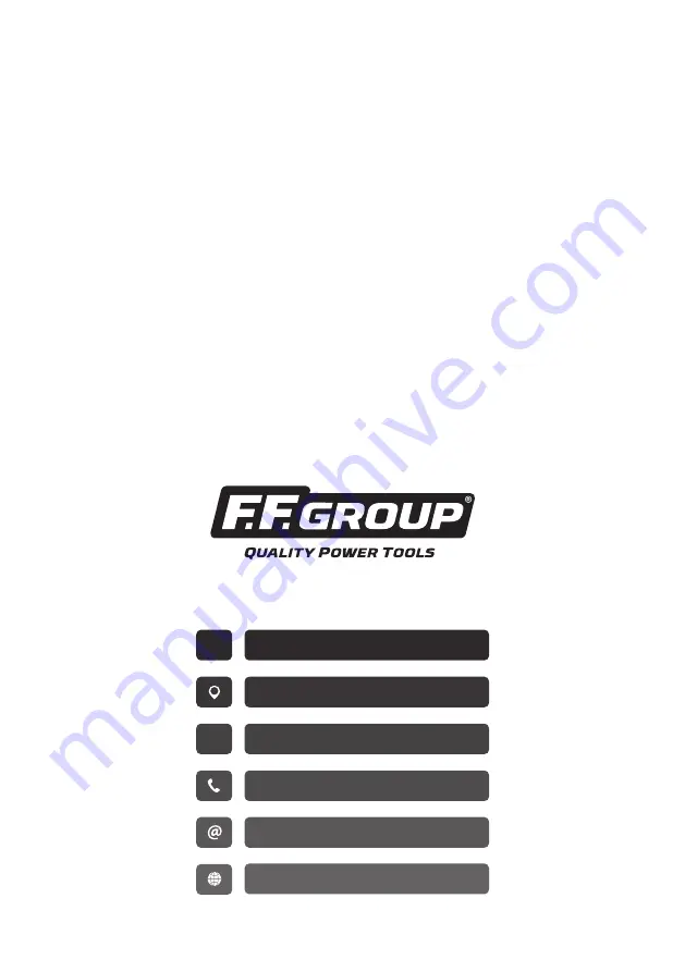 F.F. Group POWERCUT 50K Original Instructions Manual Download Page 40