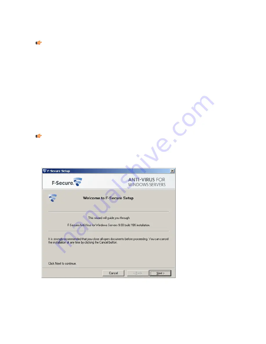 F-SECURE ANTI-VIRUS FOR WINDOWS SERVERS 9.00 Administrator'S Manual Download Page 8