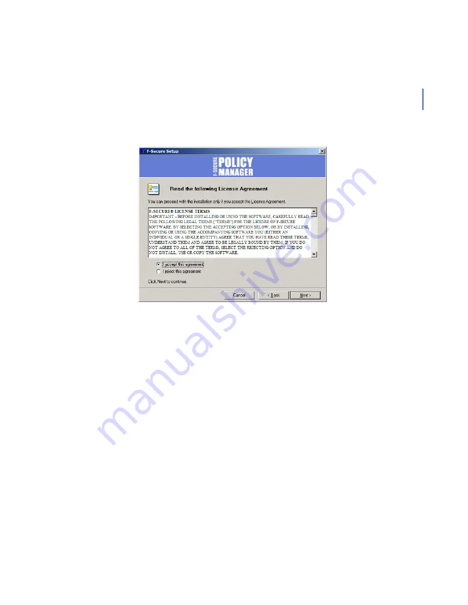 F-SECURE POLICY MANAGER 8.0 Administrator'S Manual Download Page 59