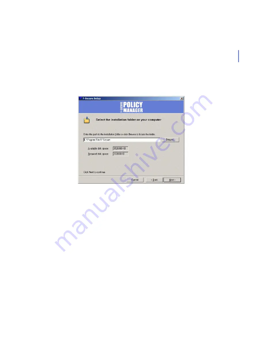 F-SECURE POLICY MANAGER 8.0 Administrator'S Manual Download Page 61