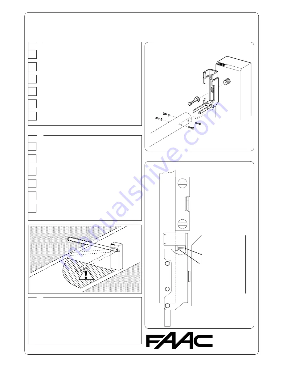 FAAC 620 STANDARD Assembly Manual Download Page 2