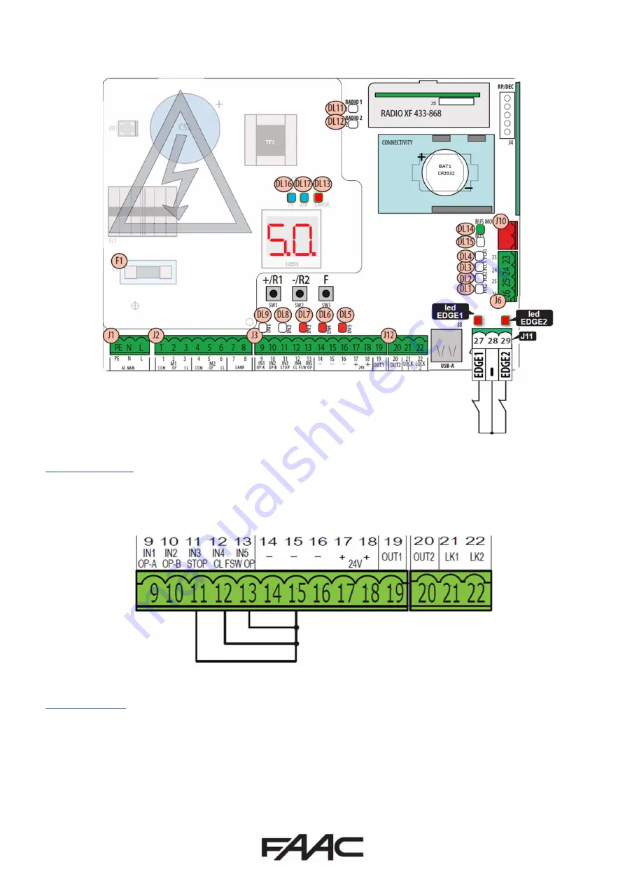 FAAC E145S Quick Start Manual Download Page 4