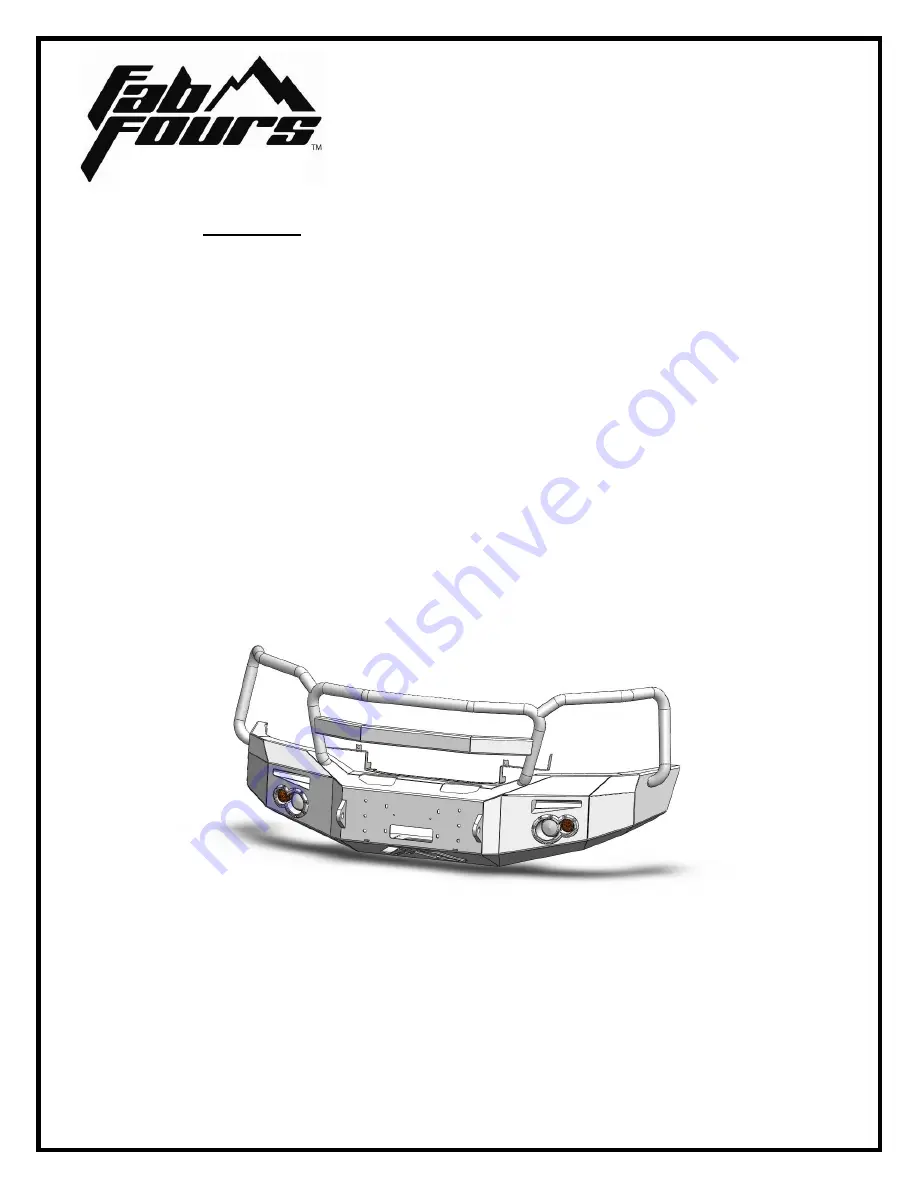 Fab Fours H2340 Скачать руководство пользователя страница 2