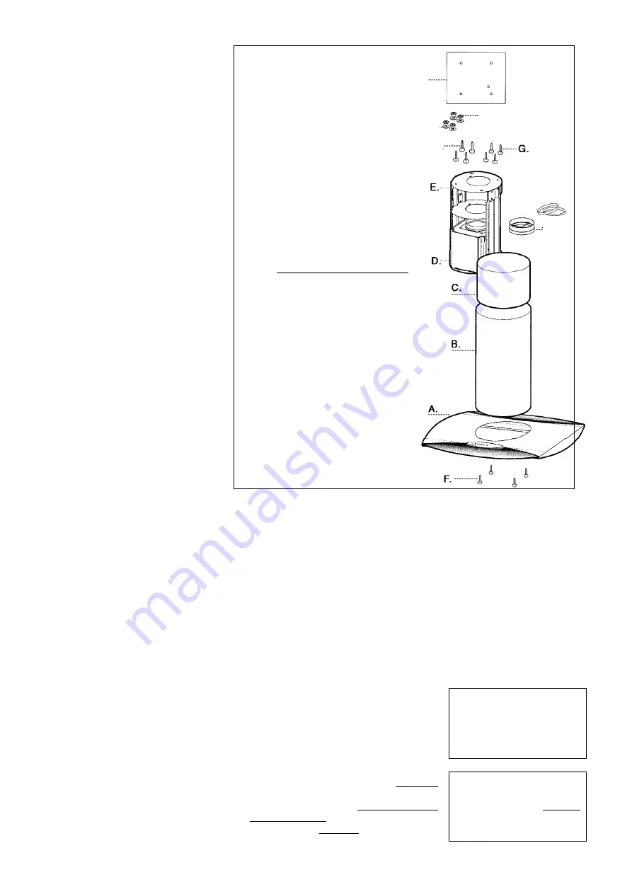 Faber Axia Isola Island Mount Canopy Rangehood Скачать руководство пользователя страница 4