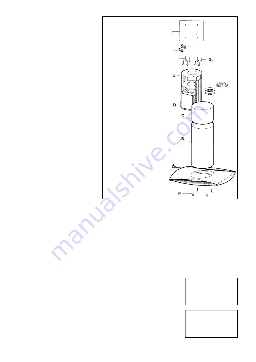 Faber Axia Isola Island Mount Canopy Rangehood Скачать руководство пользователя страница 11