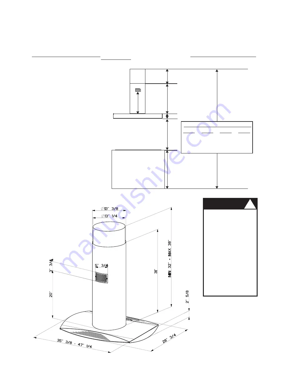 Faber AXIA ISOLA Installation Instructions Manual Download Page 6