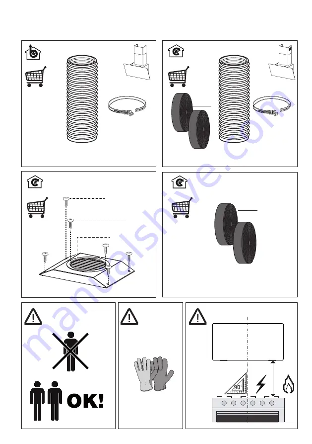 Faber DAISY PLUS BK A55 Installation Manual Download Page 4