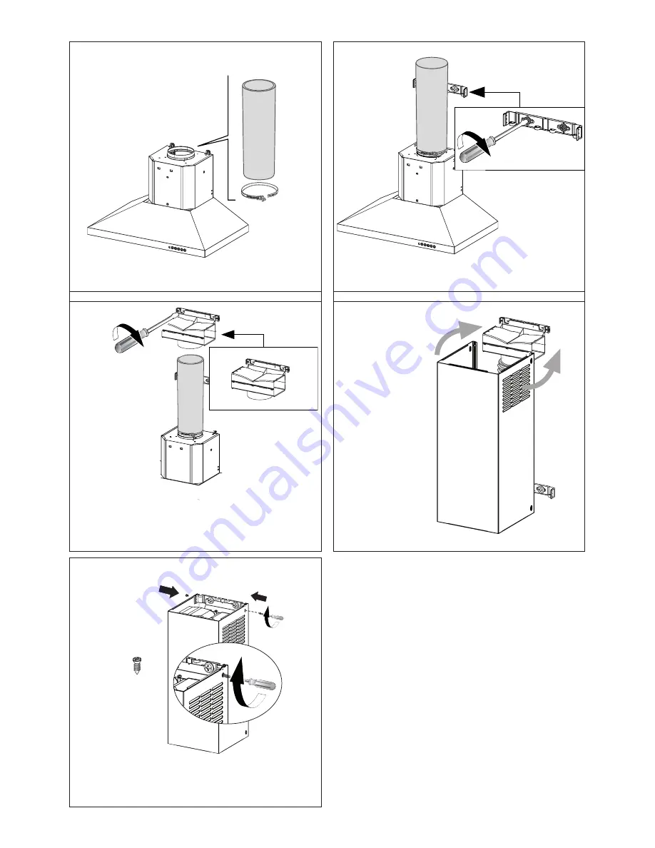 Faber Dama 30 SS Installation Instructions; Use And Care Information Download Page 43