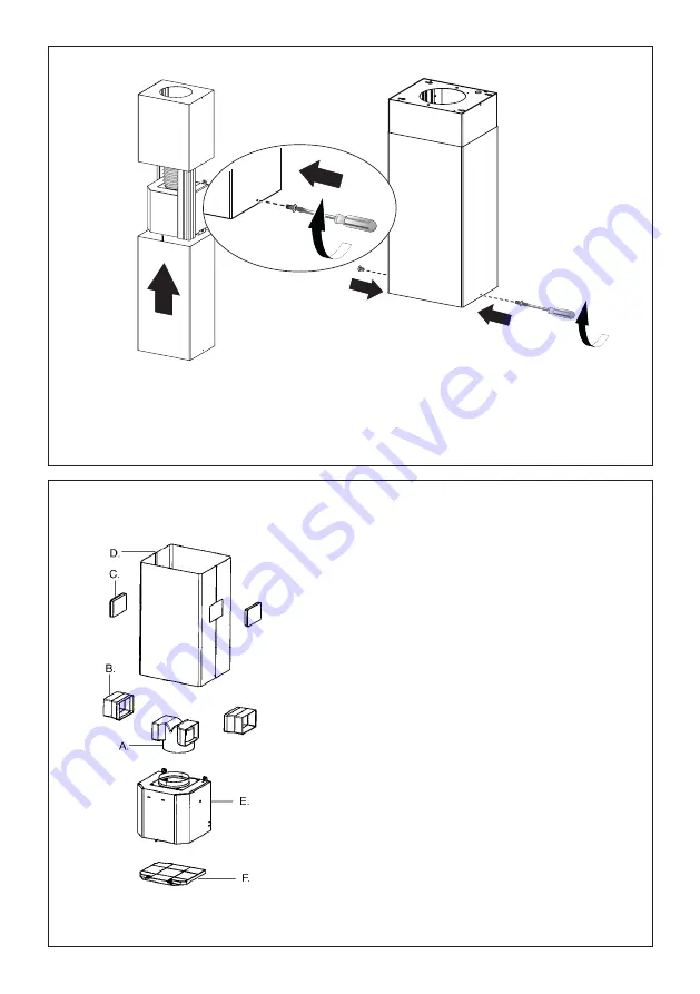 Faber DAMA ISOLA Series Installation Instructions; Use And Care Information Download Page 13