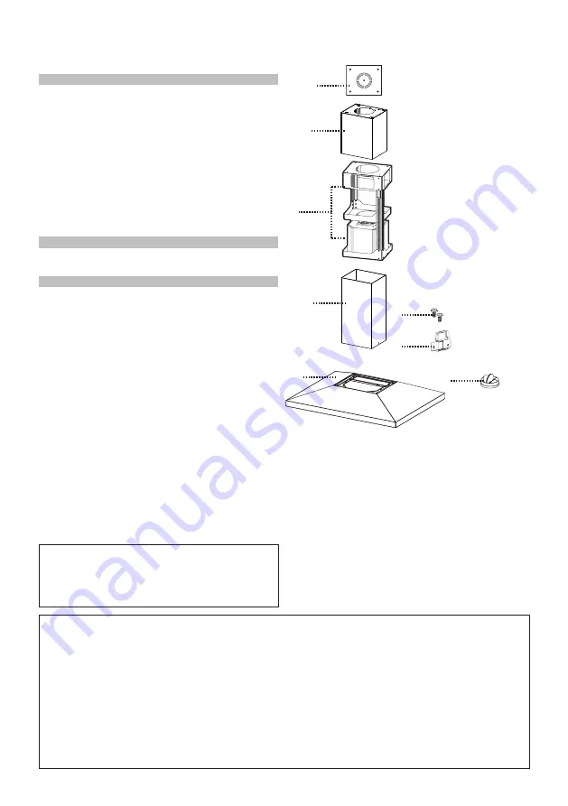 Faber DAMA ISOLA Series Installation Instructions; Use And Care Information Download Page 44