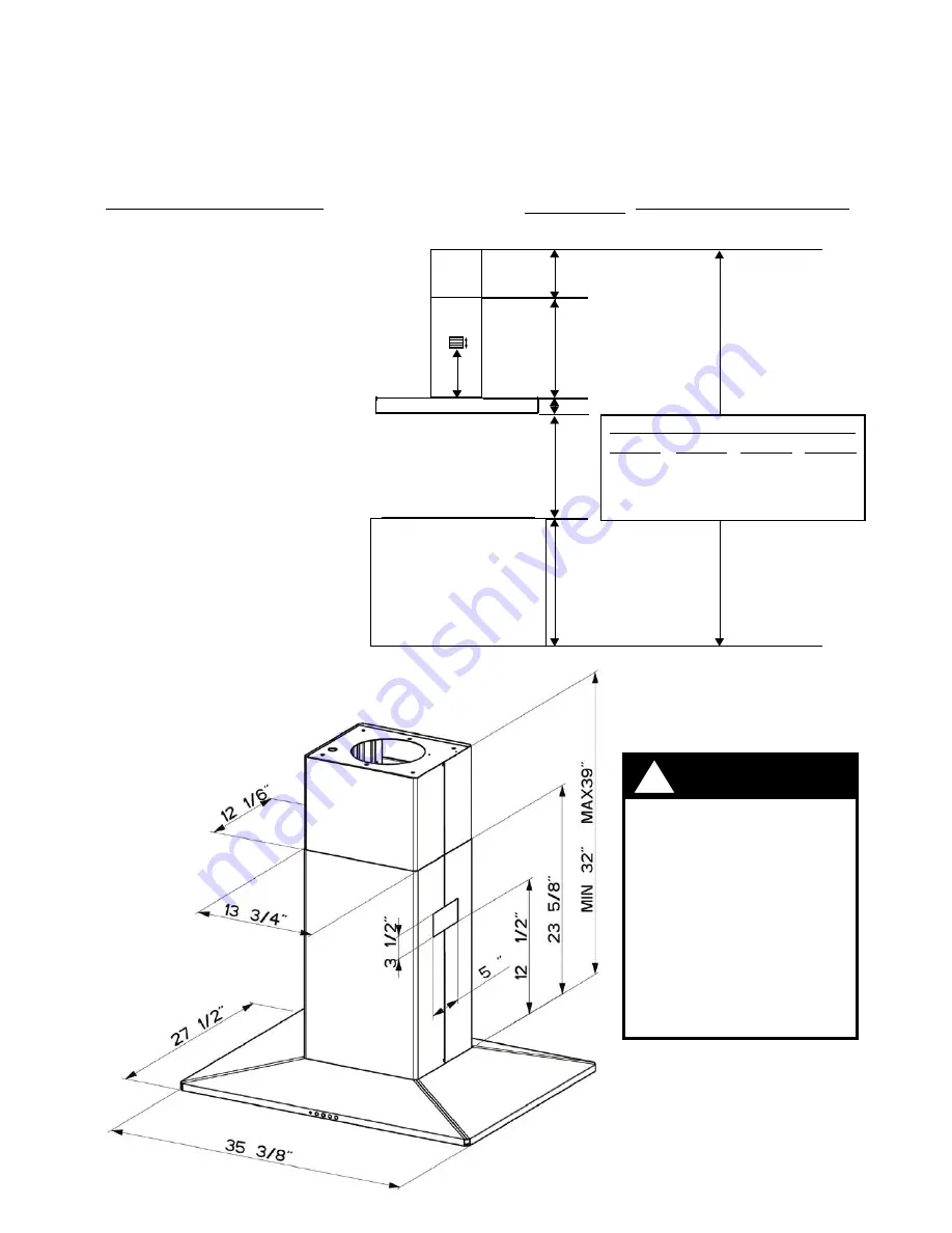 Faber Diamante Isola Installation Instructions Manual Download Page 12