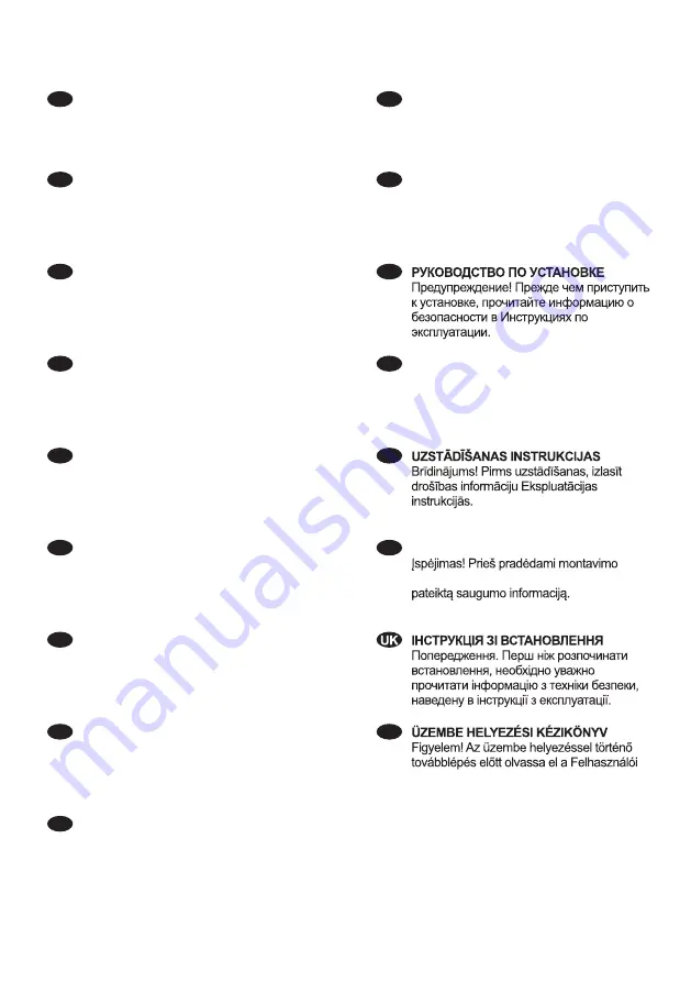 Faber GALILEO BK GLASS NG A830 Installation Manual Download Page 3