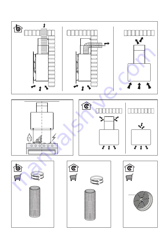 Faber GLAM FIT 80 WH Installation Manual Download Page 4